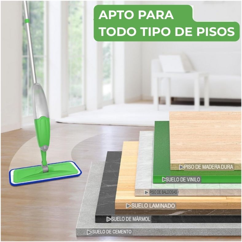 🧼¡Límpialo todo 360! Trapeador Spray 360°