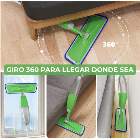 🧼¡Límpialo todo 360! Trapeador Spray 360°